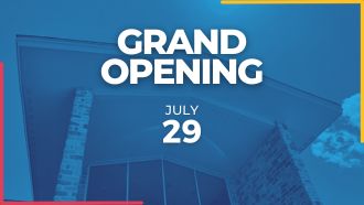 The new and expanded library will open on Monday, July 29th